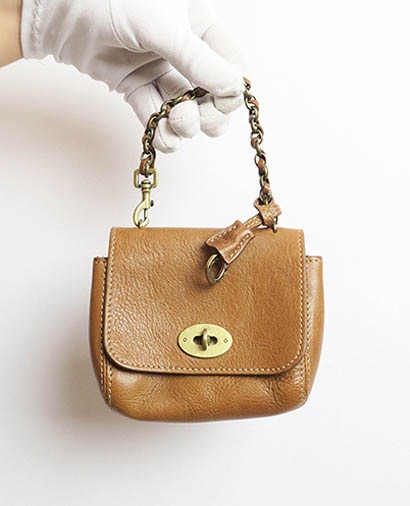 Mulberry Mini Lily Bag Charm, front view